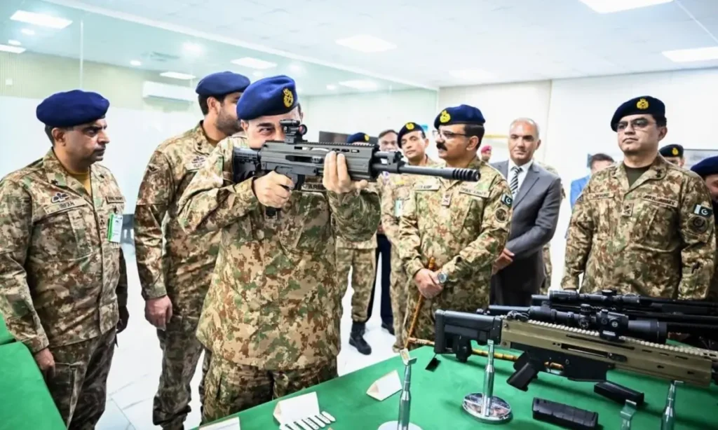 Asim Munir visits POF Wah.